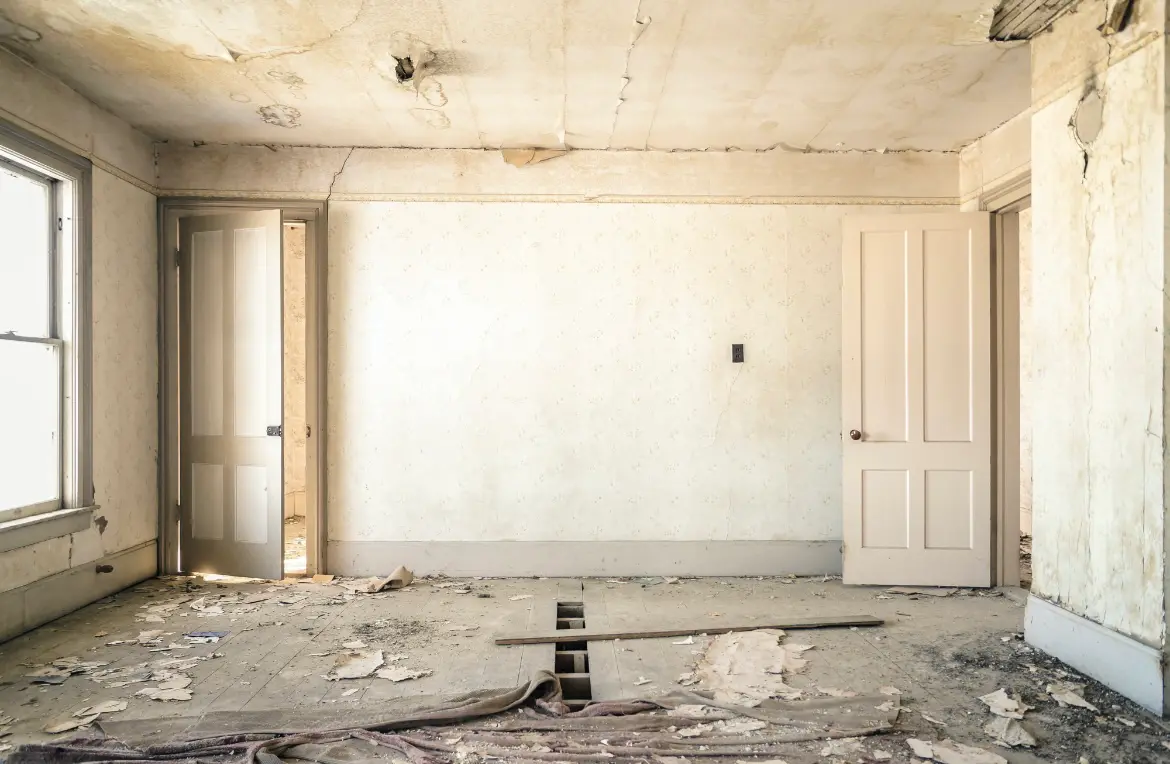 Waste disposal crew managing a cleanout project in Hollis